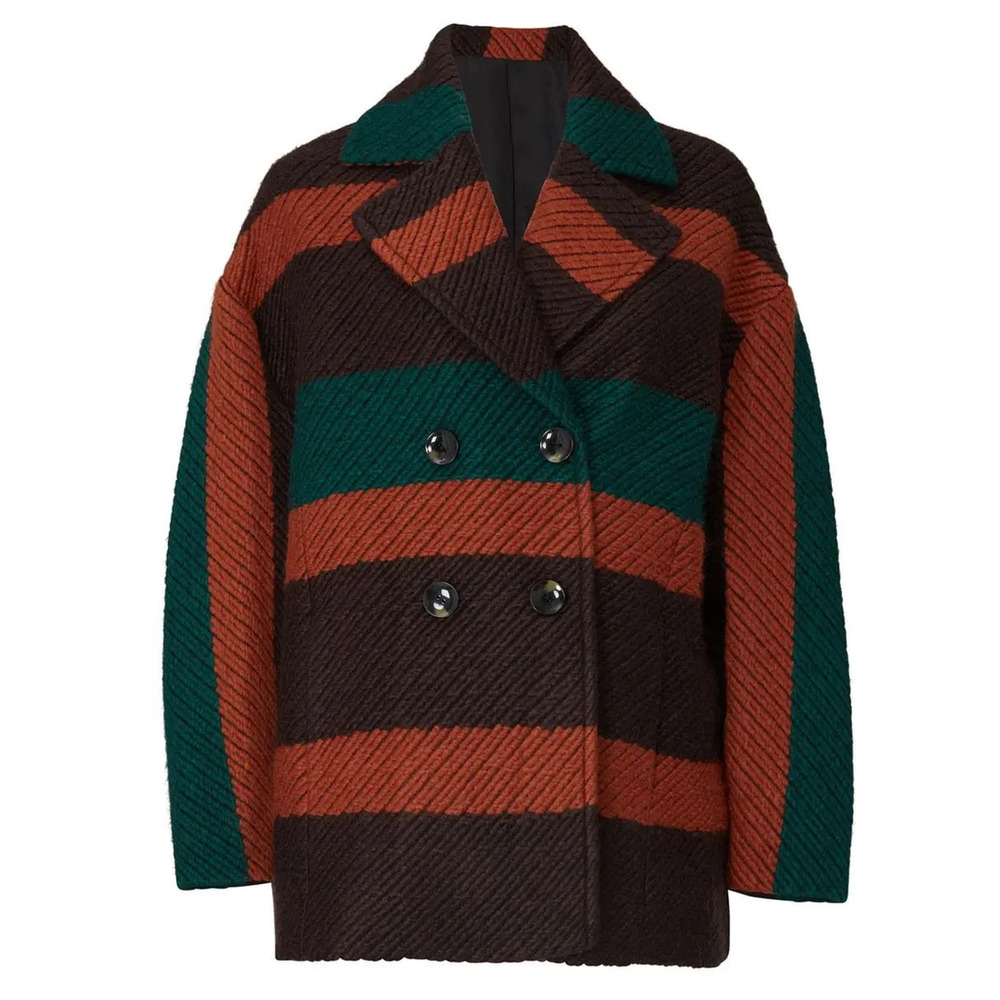 Ulla Johnson Woven Striped‎ Emery Jacket Size Medium - Picture 9 of 12